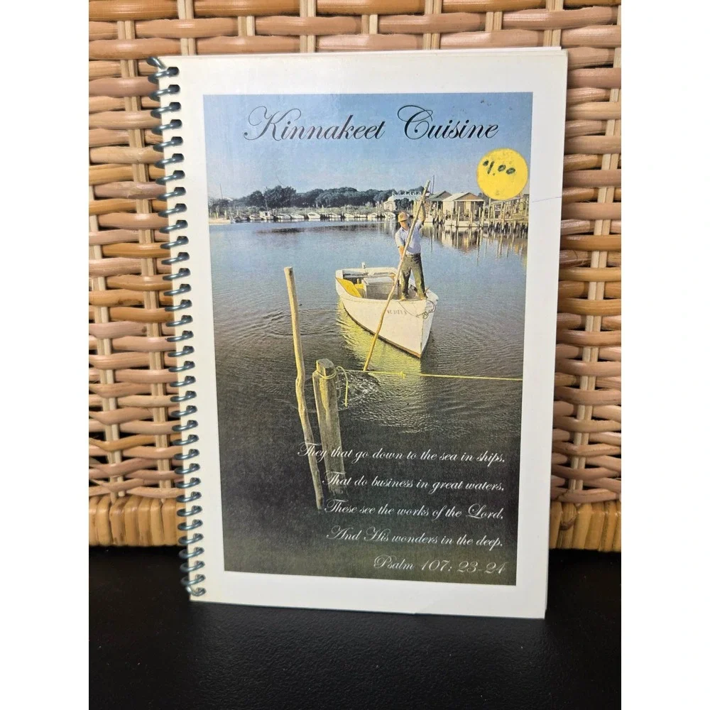 Kinnakeet Cuisine Outer Banks NC Seafood Heirloom Recipes Cookbook Vintage